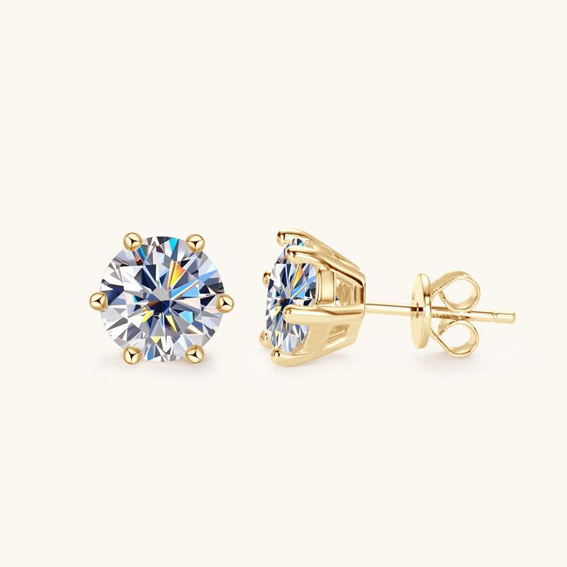 Moissanite Earrings VVS LABS